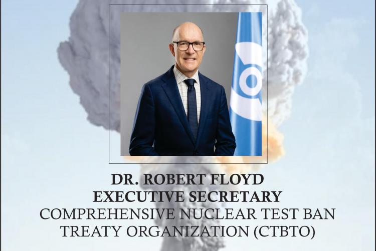 Invitation to a Talk by Dr. Robert Floyd on Comprehensive Nuclear Test Ban Treaty Organization (CTBTO)