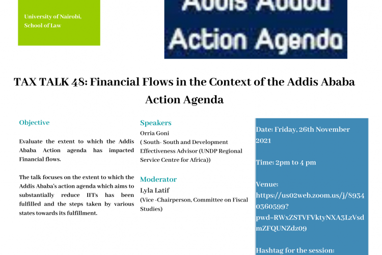 Tax Talk 48: Financial Flows in the Context of the Adds Ababa Action Agenda