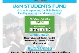 Invitation to support the UoN Students Fund